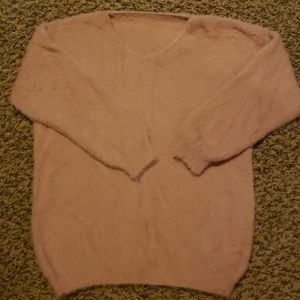 Fuzzy Pullover Top